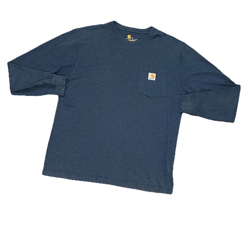 Carhartt K126 Mens Original Loose Fit Heavyweight Long Sleeve Pocket Shirt Large